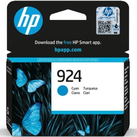 Cartucho de Tinta Original HP nş924/ Cian