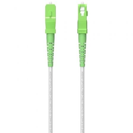 Cable de Fibra Óptica G657A2 3.0 9/125 SMF Aisens A152-0616/ LSZH/ 80m/ Blanco