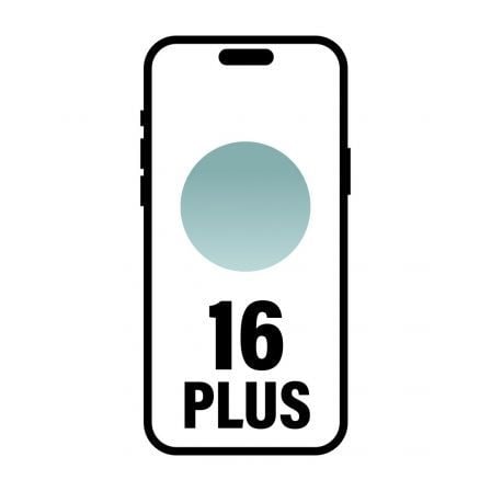 Smartphone Apple iPhone 16 Plus 512GB/ 6.7"/ 5G/ Verde Azulado