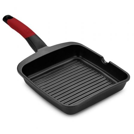 Grill Bra Premiere A411428/ Ř28cm/ Aluminio Fundido/ Apto para Inducción