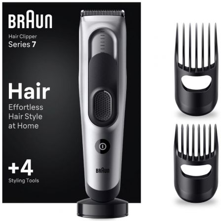 Cortapelos Braun Series 7 HC7390/ con Batería/ 2 Accesorios