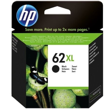Cartucho de Tinta Original HP nş62 XL Alta Capacidad/ Negro