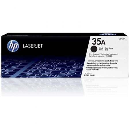 Tóner Original HP nş35A/ Negro