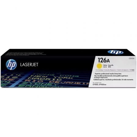 Tóner Original HP nş126A/ Amarillo