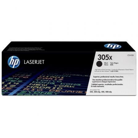 Tóner Original HP nş305X XL Alta Capacidad/ Negro