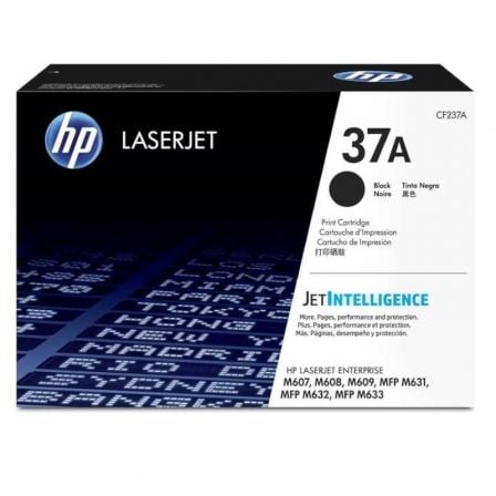 Tóner Original HP nş37A/ Negro