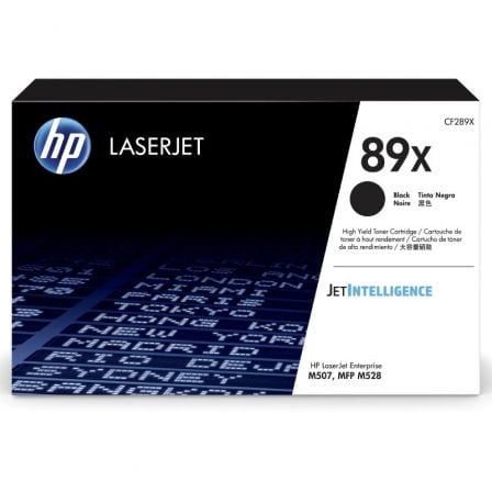 Tóner Original HP nş89X XL Alta Capacidad/ Negro