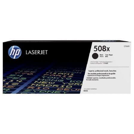 Tóner Original HP nş508X XL Alta Capacidad/ Negro