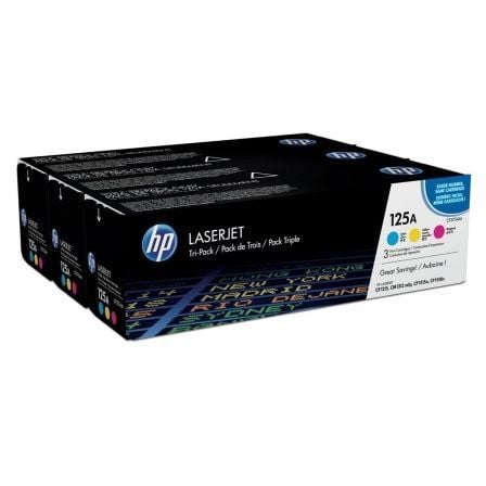 Tóner Original HP nş125A Multipack/ Cian/ Magenta/ Amarillo