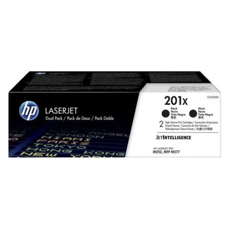 Tóner Original HP nş201X XL Alta Capacidad Multipack/ 2x Negro