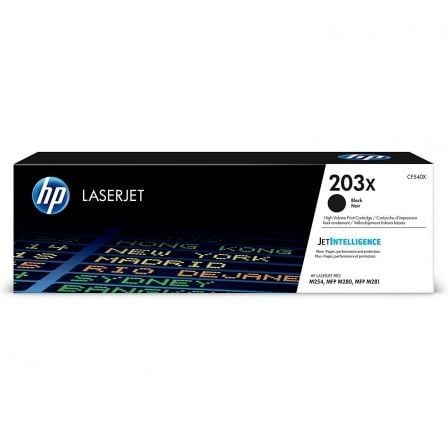 Tóner Original HP nş203X XL Alta Capacidad/ Negro