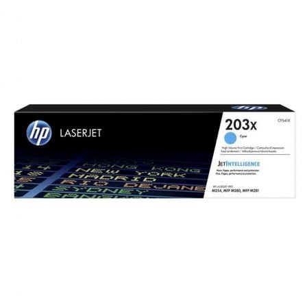 Tóner Original HP nş203X XL Alta Capacidad/ Cian