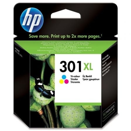 Cartucho de Tinta Original HP nş301 XL Alta Capacidad/ Tricolor