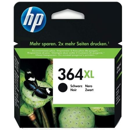Cartucho de Tinta Original HP nş364 XL Alta Capacidad/ Negro