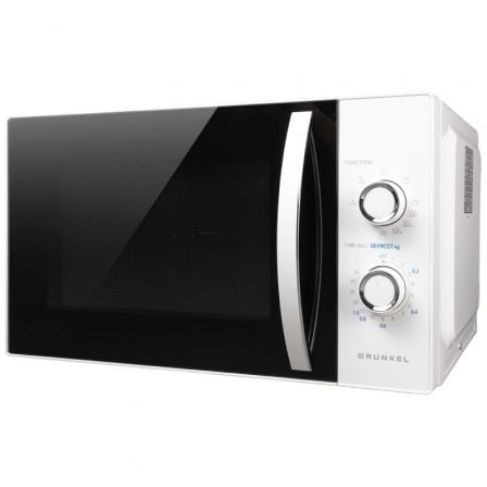 Microondas Grunkel MWG-25MA/ 800W/ Capacidad 25L/ Función Grill/ Blanco