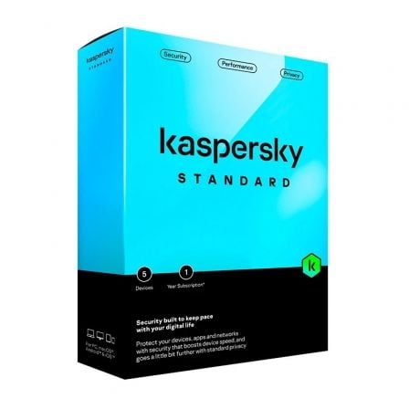 Antivirus Kaspersky Standard/ 5 Dispositivos/ 1 Ańo