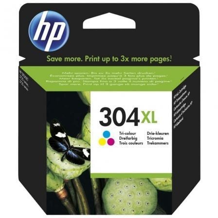 Cartucho de Tinta Original HP nş304 XL Alta Capacidad/ Tricolor
