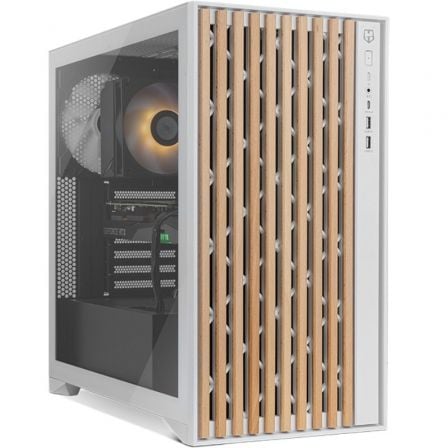 Caja Gaming Semitorre Nox Hummer Element/ Blanca