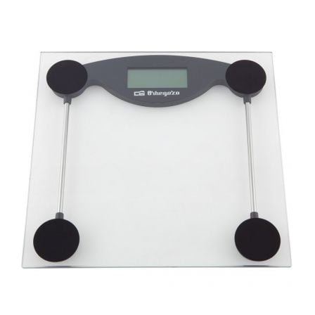 Báscula de Bańo Orbegozo PB-2211/ Hasta 150kg/ Cristal