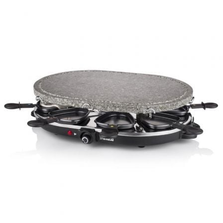 Parrilla Princess Stone 8 Oval & Raclette 162720/ 1200W/ Tamańo 430*300mm