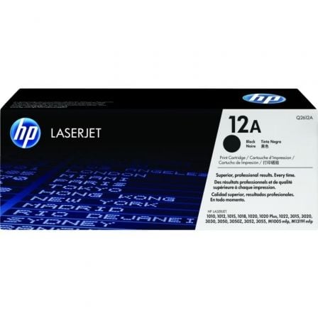 Tóner Original HP nş12A/ Negro