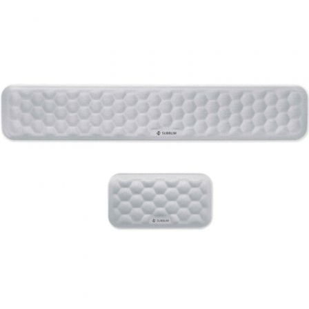 Pack de 2 Reposamuńecas Subblim Ergo AirPadding/ Plateadas
