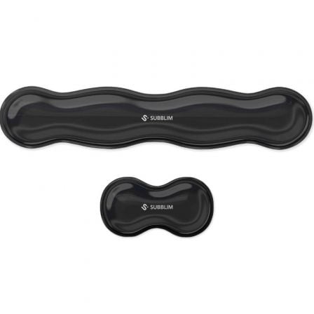 Pack de 2 Reposamuńecas Subblim Ergo Crystal Flex