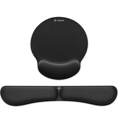 Pack de Reposamuńecas y Alfombrilla Ergonómica Subblim Ergo MemoryFlex
