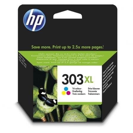 Cartucho de Tinta Original HP nş303 XL Alta Capacidad/ Tricolor
