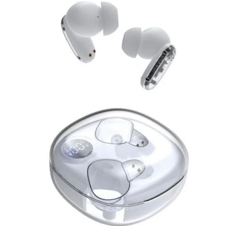 Auriculares Bluetooth Mars Gaming MHIB2 con estuche de carga/ Autonomía 7h/ Blancos