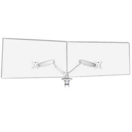 Soporte de Mesa para 2 Monitores Mars Gaming MARM-PRO2/ Giratorio/ Inclinable/ Rotatorio/ hasta 10kg