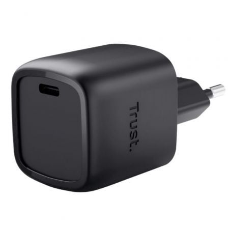 Cargador de Pared GaN Trust Maxo 30W/ 1xUSB Tipo-C/ 30W