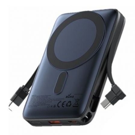 Powerbank 10000mAh Vention I16L0/ 22.5W/ Wireless/ Azul/ Incluye Cable USB Tipo-C
