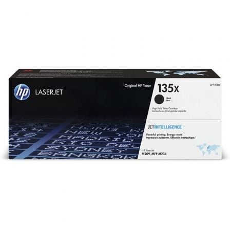 Tóner Original HP nş135X XL Alta Capacidad/ Negro
