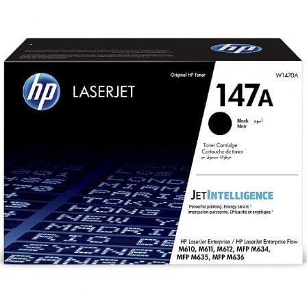 Tóner Original HP nş147A/ Negro