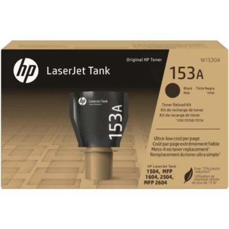 Kit de Recarga Tóner Original Laserjet Tank nş153A/ Negro