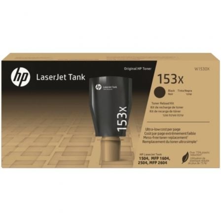 Kit de Recarga Tóner Original Laserjet Tank nş153X Alta Capacidad/ Negro