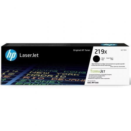 Tóner Original HP nş219X XL Alta Capacidad/ Negro