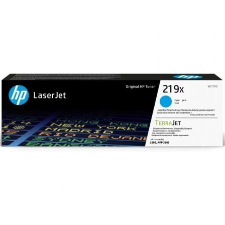 Tóner Original HP nş219X XL Alta Capacidad/ Cian