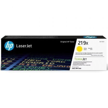 Tóner Original HP nş219X XL Alta Capacidad/ Amarillo