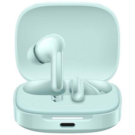 Auriculares Bluetooth Xiaomi Redmi Buds 6 con estuche de carga/ Autonomía 10h/ Verdes