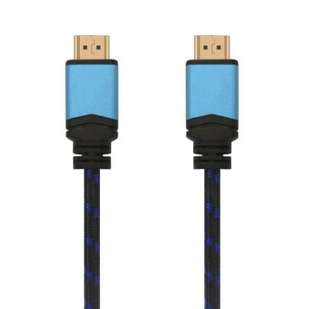 Cable HDMI 2.0 4K Aisens A120-0360/ HDMI Macho - HDMI Macho/ 10m/ Negro/ Azul