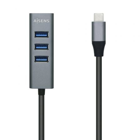 Hub USB 3.1 Tipo-C Aisens A109-0508/ 4 Puertos USB