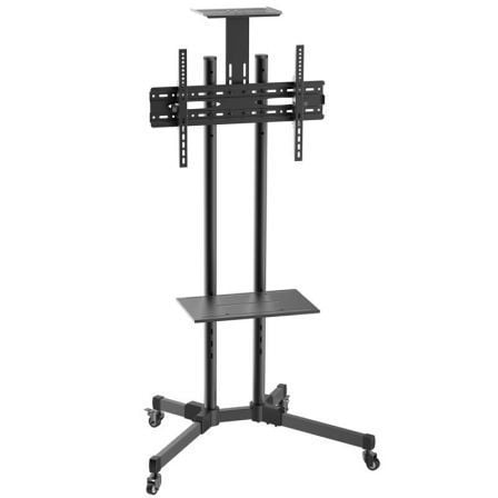 Soporte de Pie Inclinable con Ruedas Aisens FT70TE-035 para TV de 37-70p/ hasta 50kg