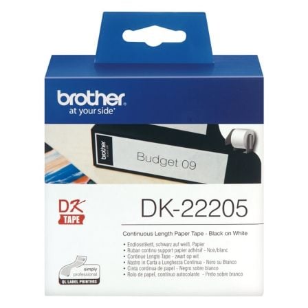 Rollo de Papel Continuo Original Brother DK-22205