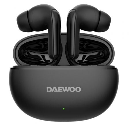 Auriculares Bluetooth Daewoo DW2004 con estuche de carga/ Autonomia 5h/ Negros