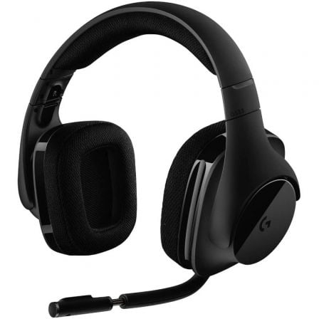 Auriculares Gaming Inalambricos con Microfono Logitech G533/ Negros