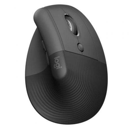 Raton Ergonomico Inalambrico por Bluetooth/ 2.4GHz Logitech Lift Vertical Ergonomic Mouse/ Hasta 4000 DPI/ Grafito