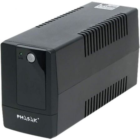 SAI Linea Interactiva Phasak Basic Interactive 600 VA/ 600VA-360W/ 2 Salidas/ Formato Torre