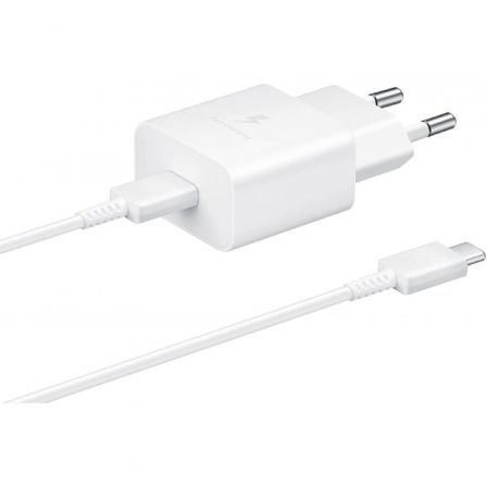 Cargador de Pared Samsung EP-T1510XWE/ 1 USB-C + Cable USB-C/ 15W